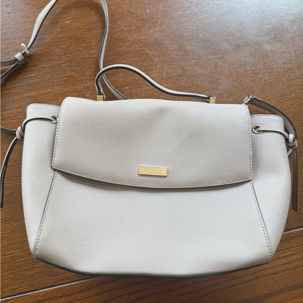 Kate Spade Cream Bucket Crossbody Bag